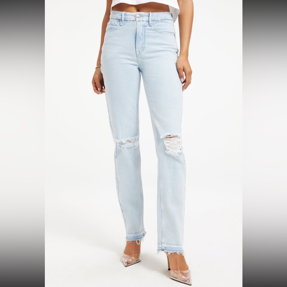 NWT Good American - Good Icon jeans SZ 0/25 - Picture 3 of 5